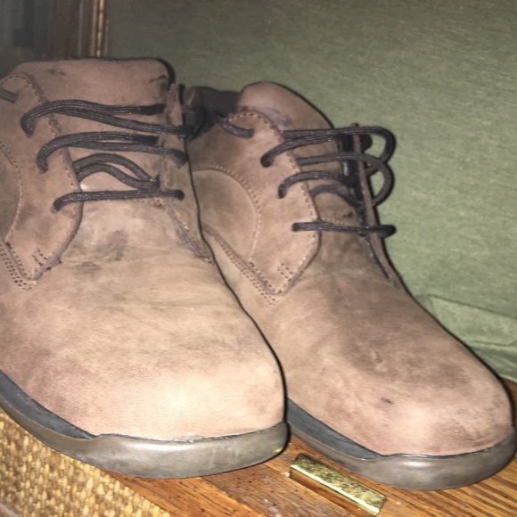 Rockport mens size 10 brown casual shoe suede - Picture 2 of 8